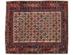 Azerbaijani carpets: Carpet named Gabystan. Wool. Worsted. Beggining of 19th century. Shirvan group