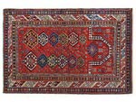 Azerbaijani carpets: Carpet named Namazlyg. Wool. Worsted. 19th century. Shirvan group