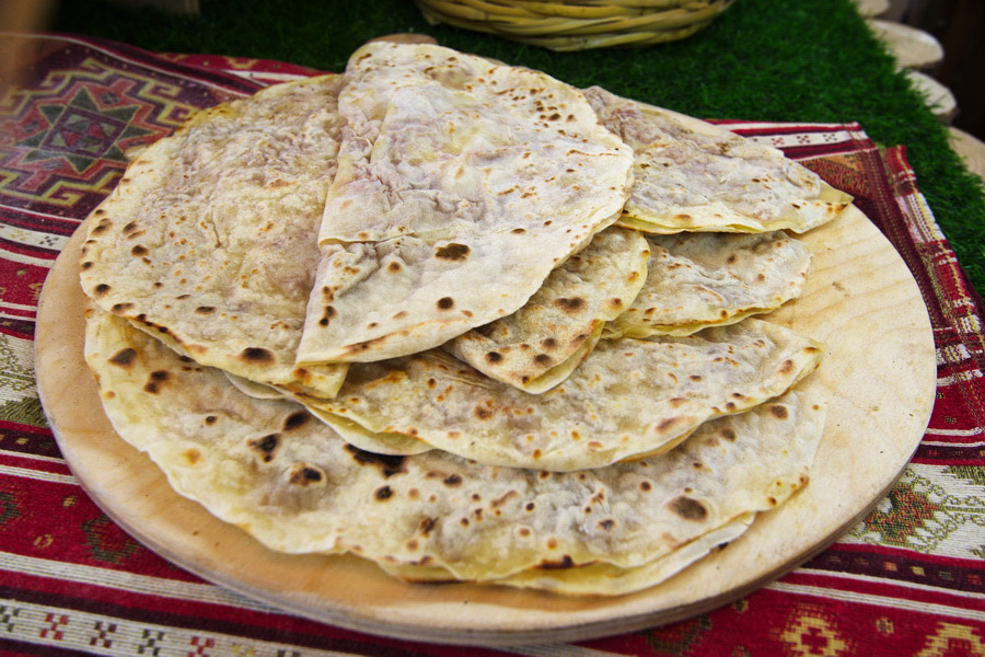 Кутаб, Азербайджанская выпечка, Азербайджанская еда