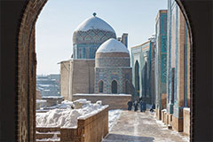 Best time to visit Central Asia. Winter