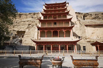 The Mogao Caves in Dunhuang vicinity - Caves of a Thousand Buddhas