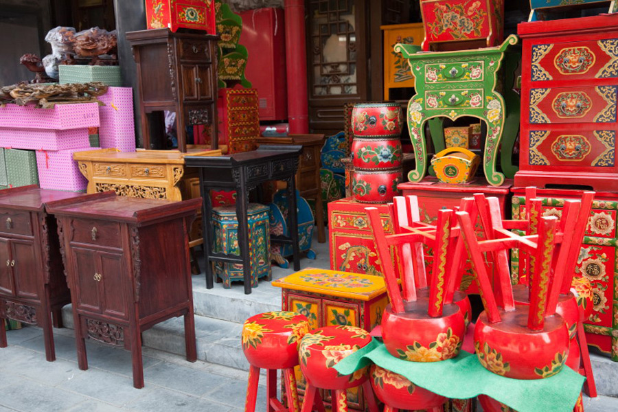 Oriental Bazaar in Kashgar - Muslim flavor of China
