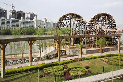 Waterwheel Garden on the Hwang Ho river