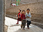 Population of China: Uighur children in Kashgar