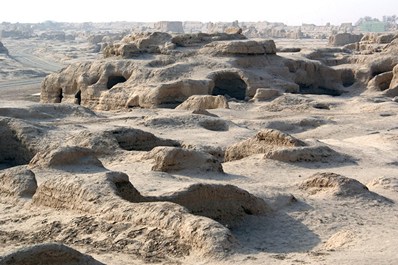 The famous ruins of Gaochang, Turpan