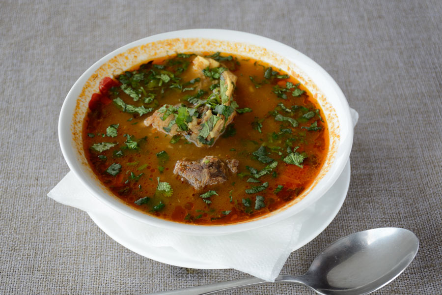 Georgian Soups, Georgian Food. Kharcho Soup