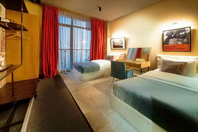 Twin room with mountain view, Ati Ambavi Gudauri Hotel