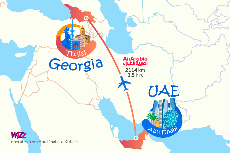 Georgia tours from Abu Dhabi