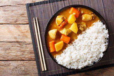 Curry Japonés, Comida en Japón