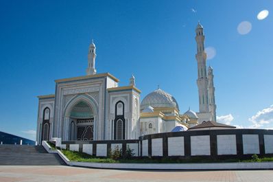 Hazrat Sultan Mosque in Astana