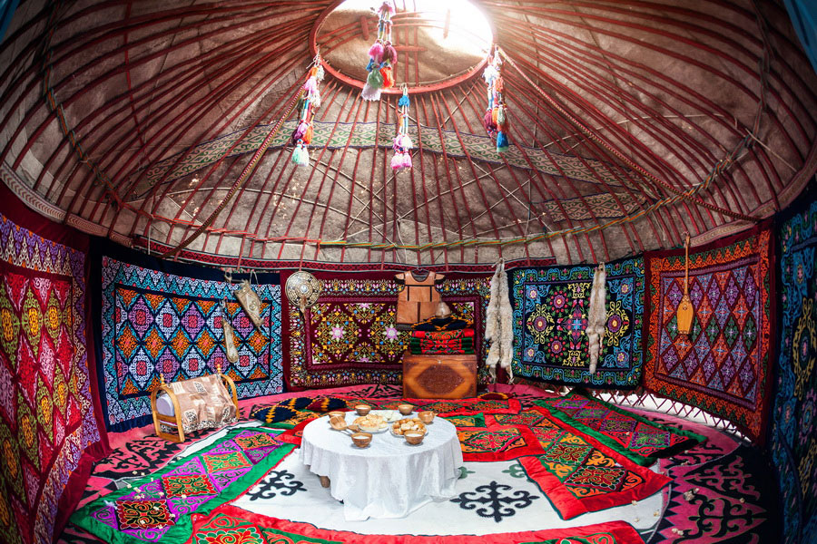 Казахская юрта