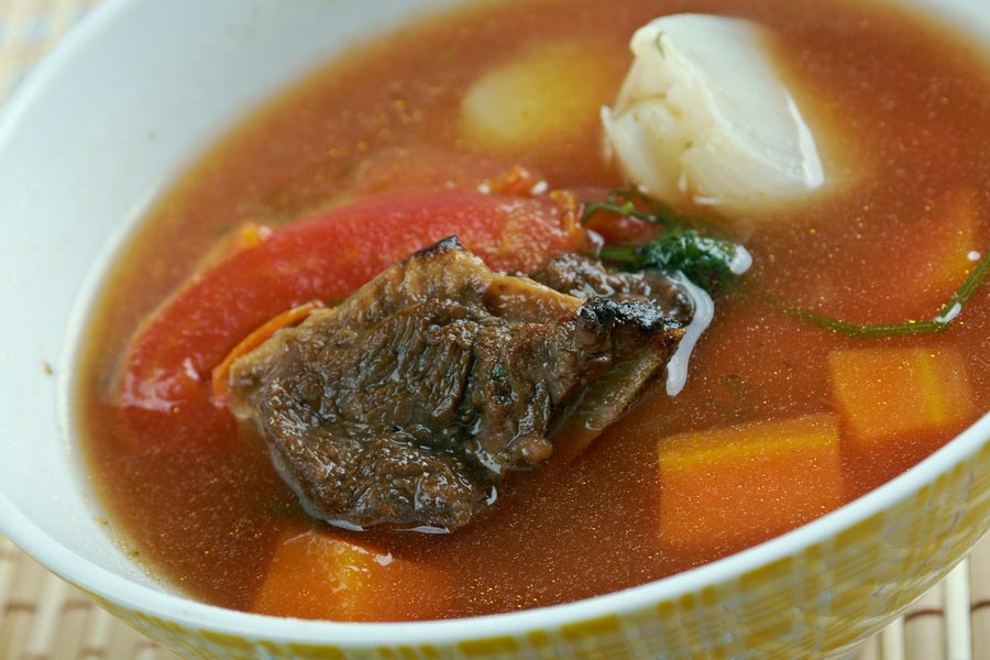 カザフスタンのスープ