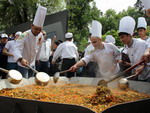 The largest lagman cooked in Almaty