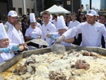 The biggest beshbarmak cooked in Astana