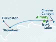 Mapa del itinerario