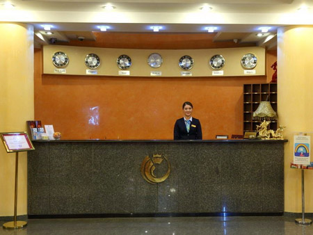 dragon golden hotel reception bishkek