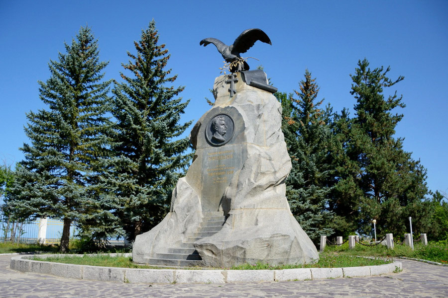 The monument to Nikolay Przewalsky, Karakol 