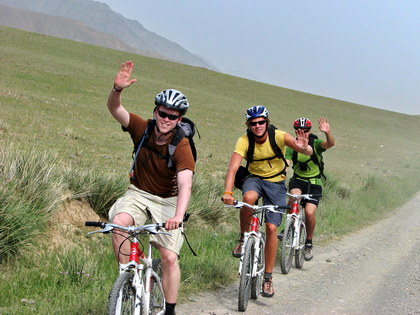 Le circuit à vélo au Kirghizistan