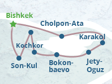 Tour map