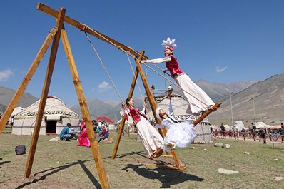 Festival Folklorique au Kirghizistan