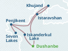 Mapa del itinerario