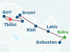 Mapa del itinerario