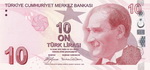 10 liras, Moneda de Turquía