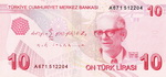 10 liras, Moneda de Turquía