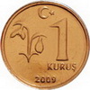 1 kuruş, Moneda de Turquía