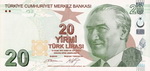 20 liras, Moneda de Turquía