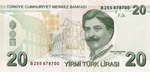 20 liras, Moneda de Turquía