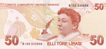 50 liras, Moneda de Turquía