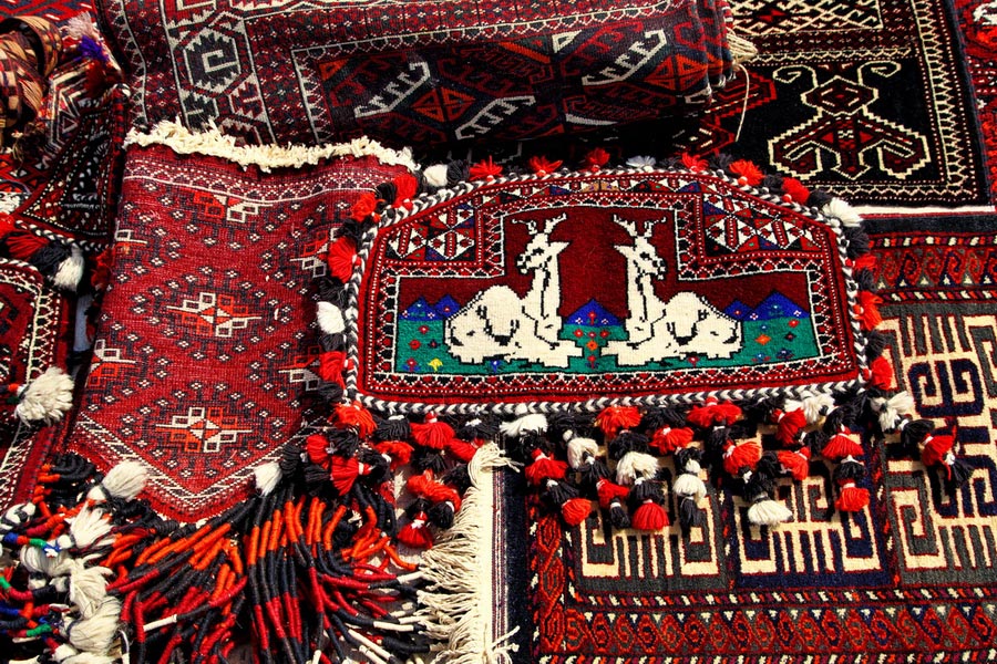 Turkmenischer Reichtum, Teppiche