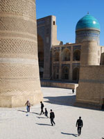 Street football of Bukhara, Uzbekistan