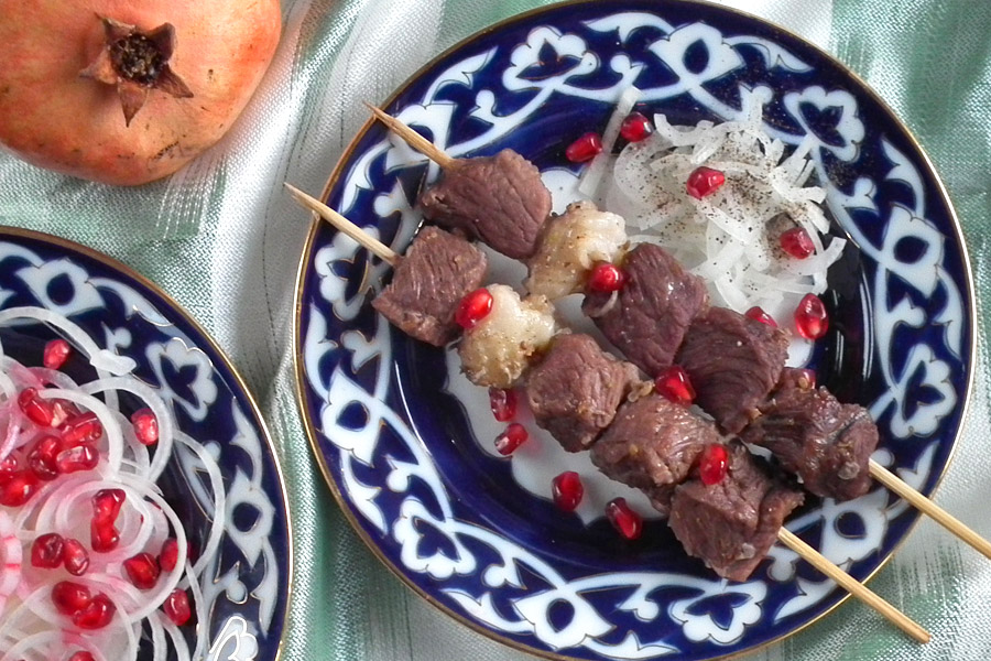 Platos uzbekos con carne, Comida uzbeka