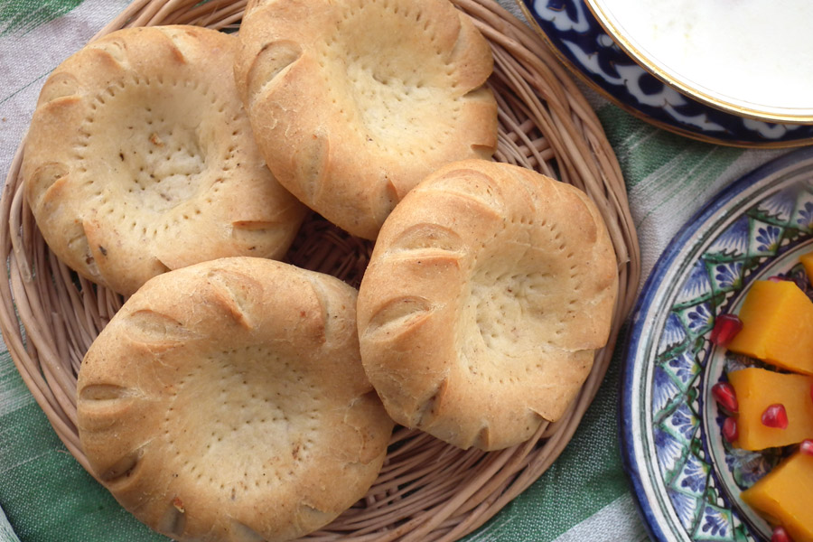 Узбекский хлеб, узбекская еда