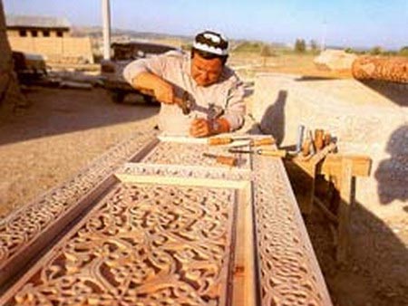Wood-carving, Uzbek handicrafts