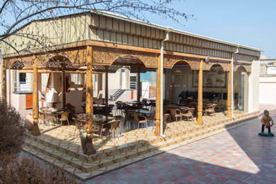 Terrace, Asia Bukhara Hotel