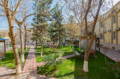 Courtyard, Asia Bukhara Hotel