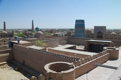 Вид на Хиву, Узбекистан