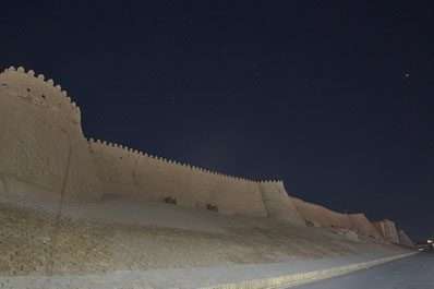 Стены крепости Ичан-Кала, Хива