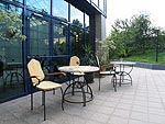 Open-air cafe