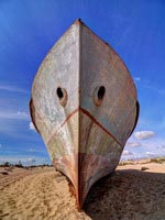 Ships cemetery, Moynak