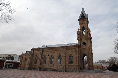 Chiesa cattolica a Samarcanda, Uzbekistan