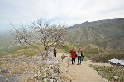 Grotte de Khazrat Daoud, environs de Samarkand