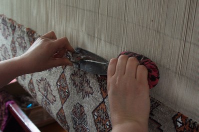 Silk carpet factory, Samarkand