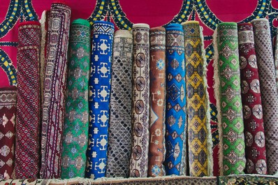 Silk carpet factory, Samarkand
