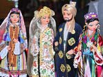 Dolls in national clothes. Uzbek souvenirs