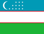 National Flag of Uzbekistan