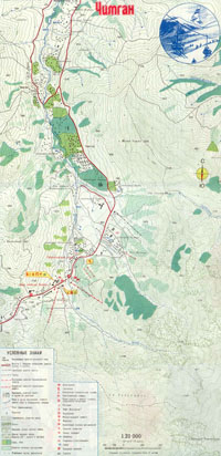 Карта Чимгана